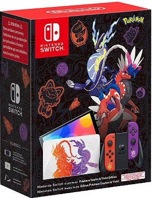 BUNDLE NINTENDO SWITCH 64GB OLED POKEMON SCARLET & VIOLET - NINTENDO