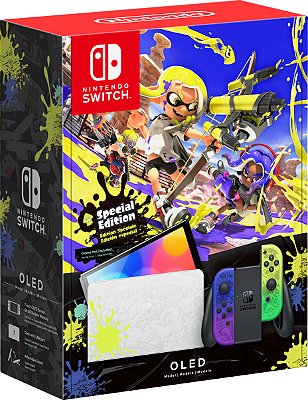 BUNDLE NINTENDO SWITCH 64GB OLED SPLATOON - NINTENDO