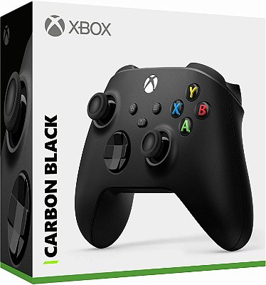 Controle Sem fio Xbox Series - Carbon Black + Cabo - Microsoft