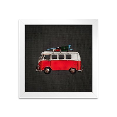 Quadro Kombi Vermelha