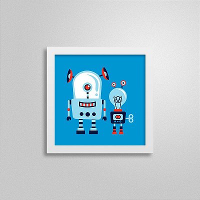 Quadro Robozinhos AZ