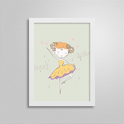 Quadro Pequena Bailarina 2