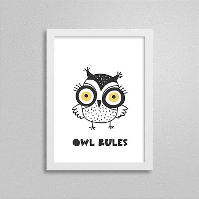 ​Quadrinho Escandinavo Owl Rules