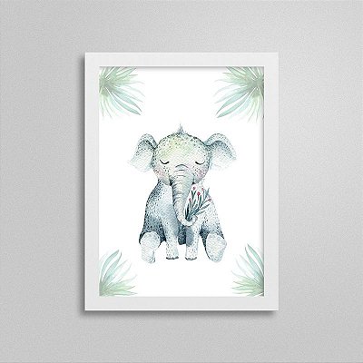 Quadro Bichinho Fofinho - Elefante