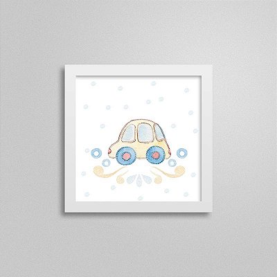 Quadro decorativo Sweet Baby Boy - Carrinho