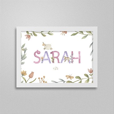 Quadro nome Sarah
