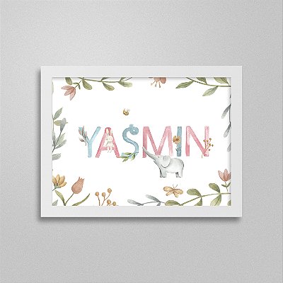 Quadro nome Yasmin