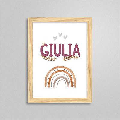 Quadro nome Giulia