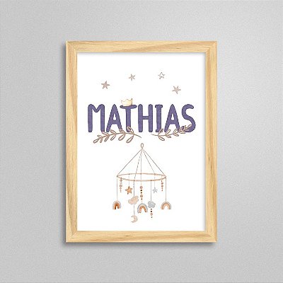 Quadro nome Mathias