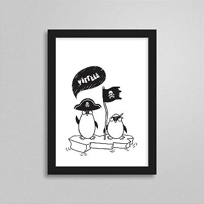 Quadro Piratas - Pinguins