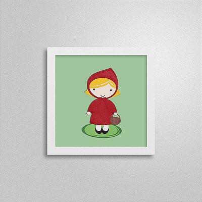 Quadro Infantil - Chapeuzinho Vermelho