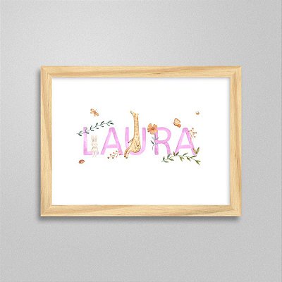 Quadro nome Laura