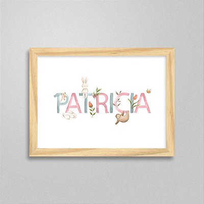 Quadro nome Patricia