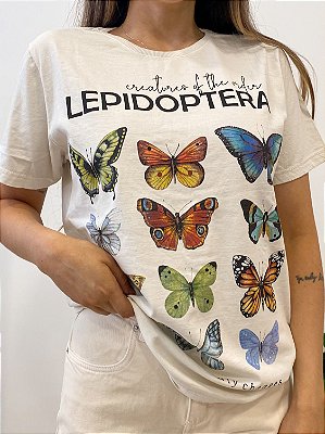 t-shirt over butterfly