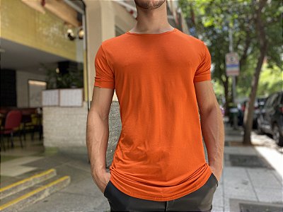 Camiseta Santo Luxo Man Viscolycra Coral