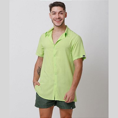 Camisa Santo Luxo Man Viscose Verde