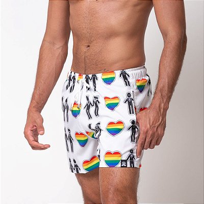 Shorts Tactel Santo Luxo Man Pride Love