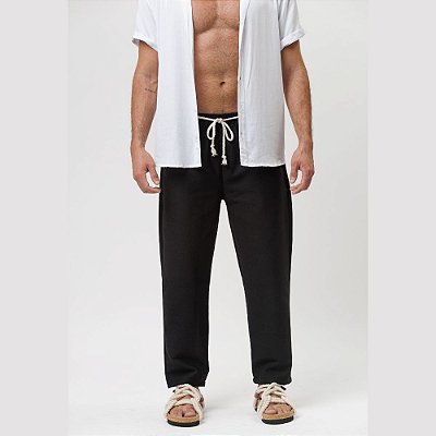 Calça Linho Preto - Linha Exclusiva