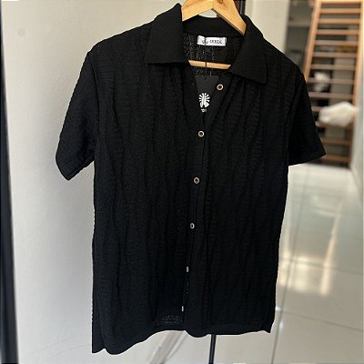 Camisa Casual Slim Preto