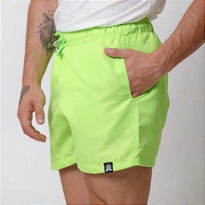 Shorts Tactel Neon Verde