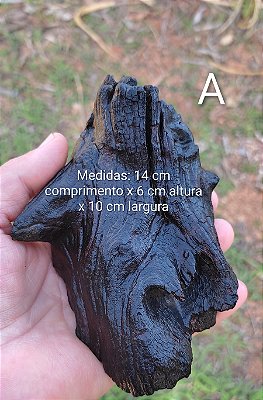 (A) Tronco em madeira 100% natural, para aquários/terrários/fixação de plantas/vasos de bonsai