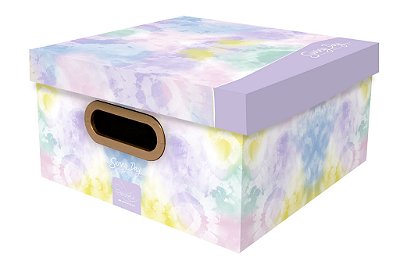Caixa Organizadora Tie Dye Sunny Day Media - Dello