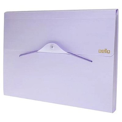 Pasta Sanf A4 Linho Serena 12dv Pastel Lilas-dello