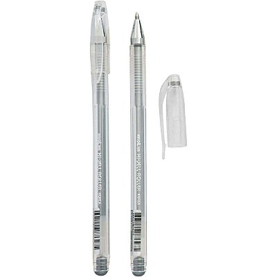 Caneta Gel Metalic Prata - Molin