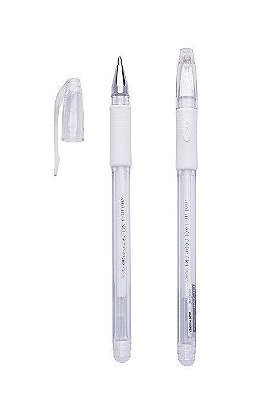 Caneta Gel 0,7mm Grip Neon Branca - Molin