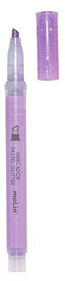 Marcador Fluor Glitter Lilas - Molin