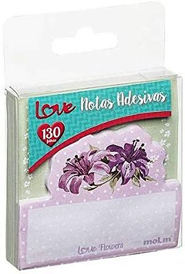 Notas Adesivas 130f Love Flowers - Molin