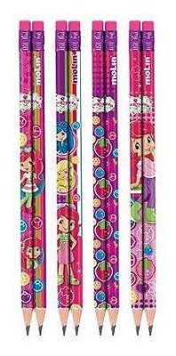 Lapis Preto Hb C/borracha Moranguinho - Molin