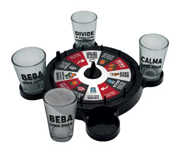 Shots Drinks Jogos Roleta C/4 Esquenta Amigos-zona