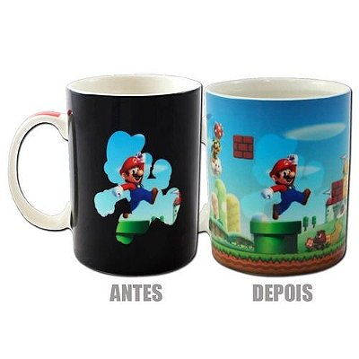 Caneca 300ml Magic Super Mario Cenario - Zona