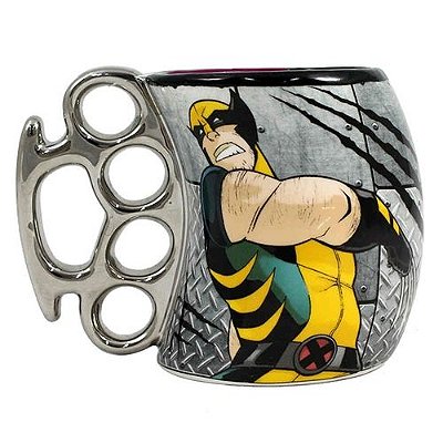 Caneca 350ml Soco Ingles Wolwerine Metal - Zona