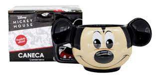 Caneca 300ml Formato 3d Mickey Vintage - Zona