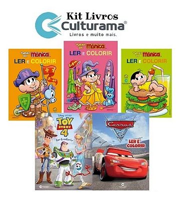 Ler E Colorir 8 Capas Sortido - Culturama