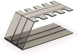 Porta Carimbos C/8 Lugares Fume - Waleu