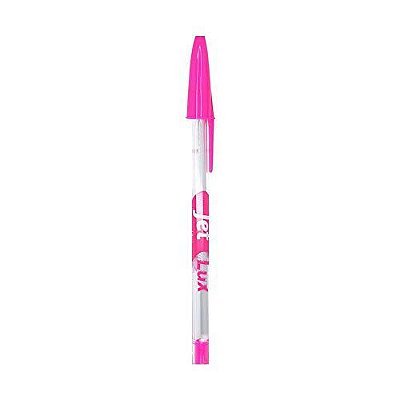 Caneta Esf 1.0mm C/tampa Jet Lux Rosa - Compactor