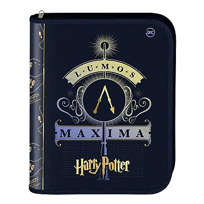 Caderno Fichario Arg Univ 48f Harry Potter - Dac
