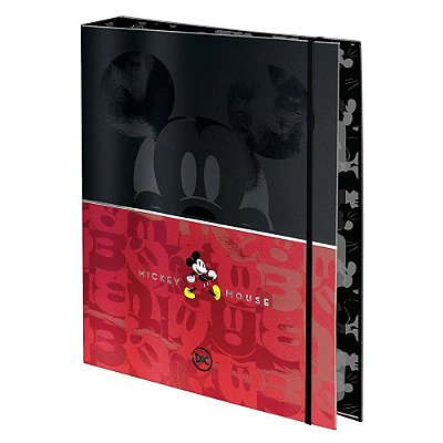Caderno Fichario Argolado 1/4 48f Mickey - Dac