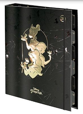 Caderno Fichario Argolado 1/4 48f Princesas - Dac