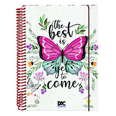 Caderno Esp Cd Coleg 10m 160f Trendy Borboleta-dac