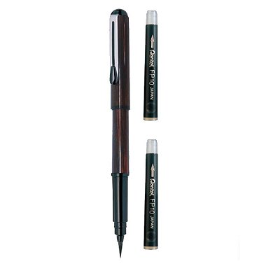 Caneta Pincel C/2 Refil Pocket Brush - Pentel