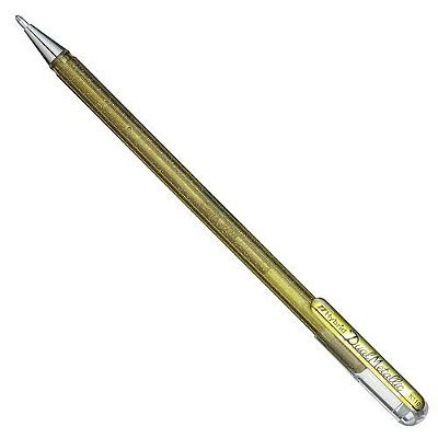 Caneta Gel 1,0mm Hybrid Dual Metalic Gold - Pentel
