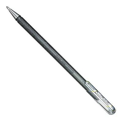 Caneta Gel 1,0mm Hybrid Dual Metalic Prata -pentel