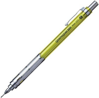 Lapiseira 0,9mm Graphgear 300 Amarela - Pentel