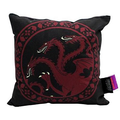 Almofada 25x25cm Fibra Veludo Ta Game Of Thon-zona