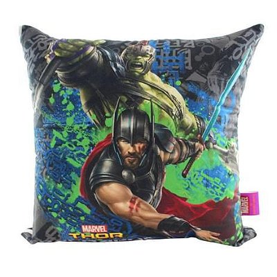 Almofada 40x40cm Fibra Veludo Thor Ragnarok - Zona