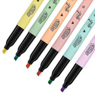 Marca Texto Pastel Sortido - Brw